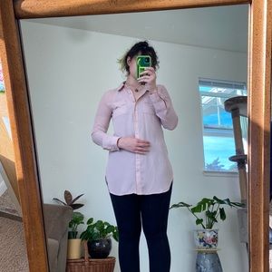 Vintage Pink Button Down